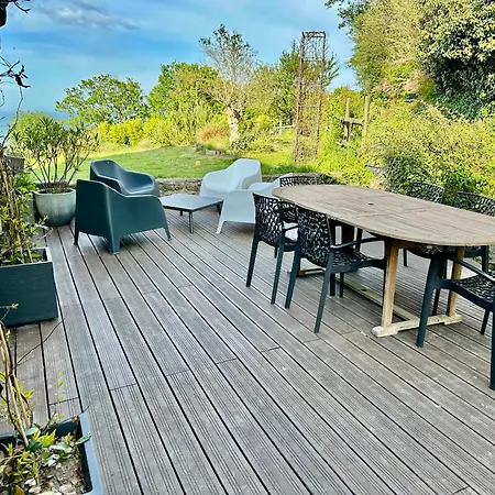 Grande Avec Vue Mer, Et Ferme Aux Animaux Βίλα